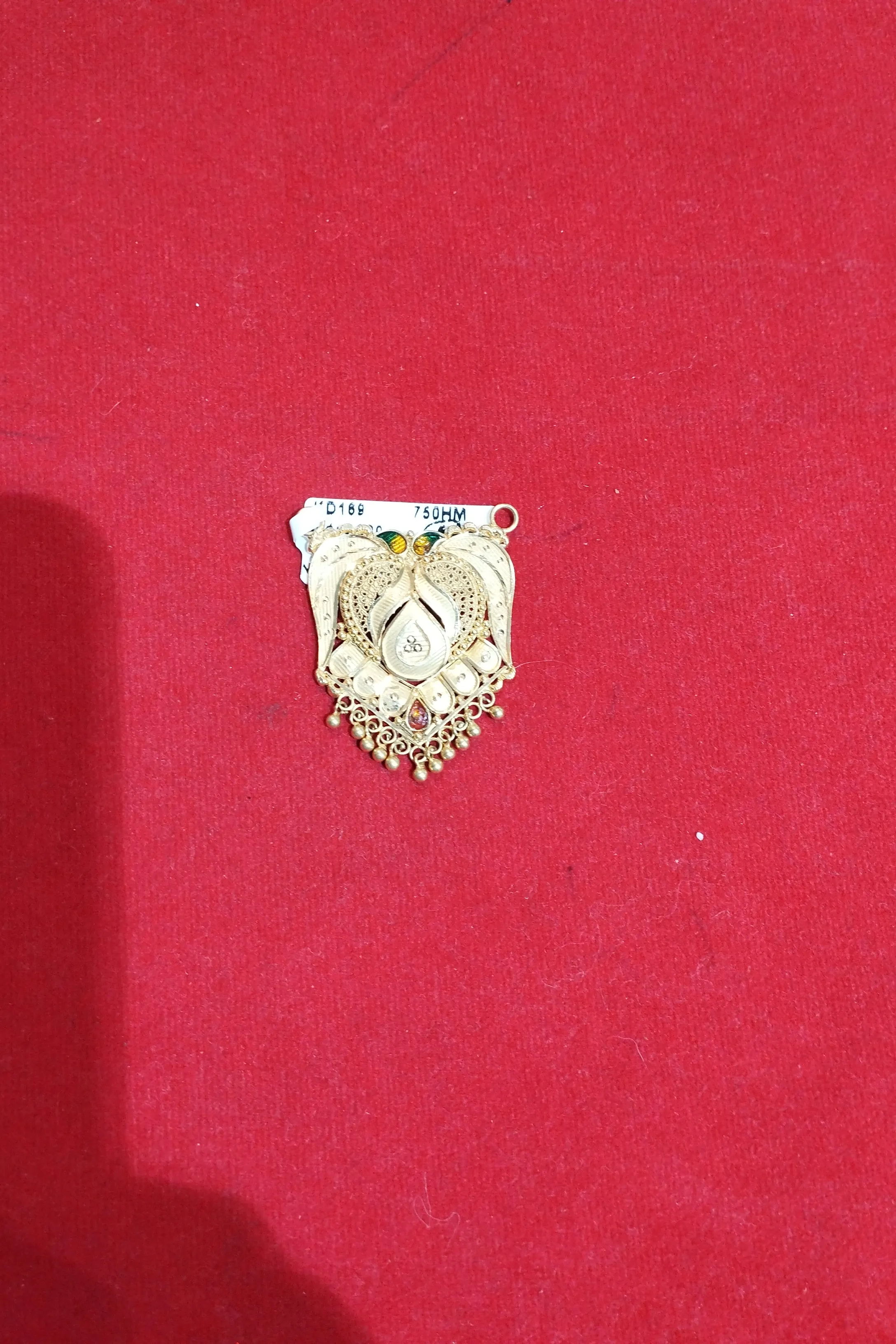 Gold Filigree Pendant 4.930gm view 2