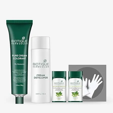 Biotique Hair Color 4N (50 g + 110 ml) view 3