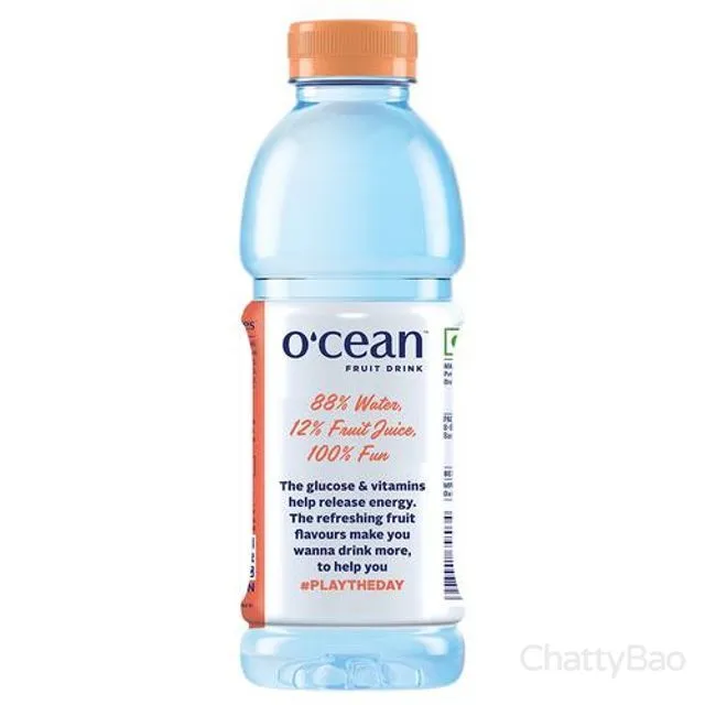 Ocean Fruit Water - Peach & Passion Flavour 500 ml view 2