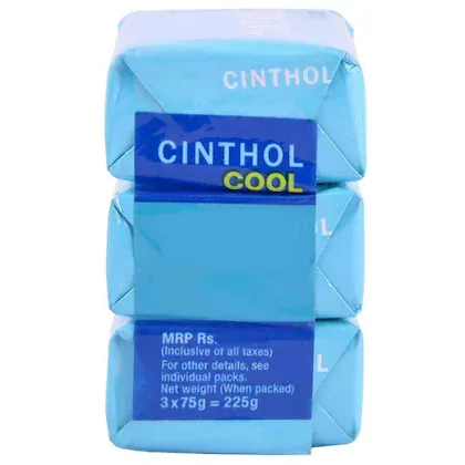 Godrej Cinthol Cool Soap (Pack of 3 x 75 g each) view 3