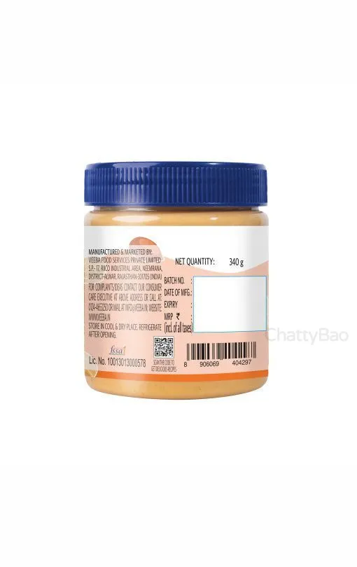 Veeba Date Peanut Spread Creamy 340 g view 4