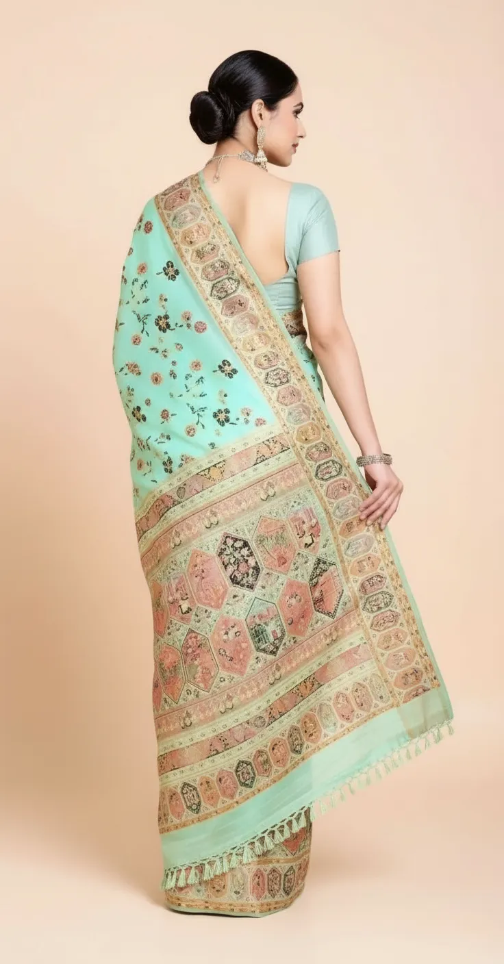 Designer Banarasi Saree view 2