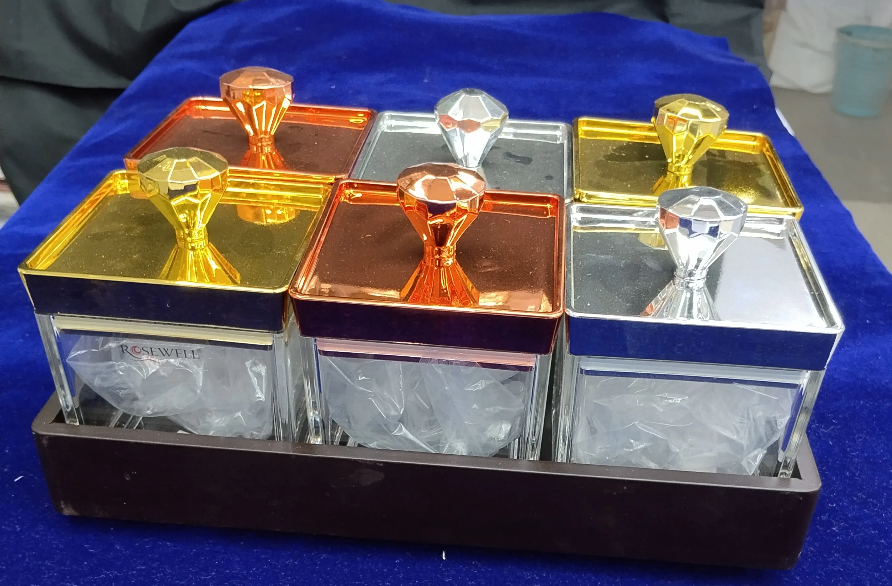 Rosewell Jewel-Topped Containers view 2