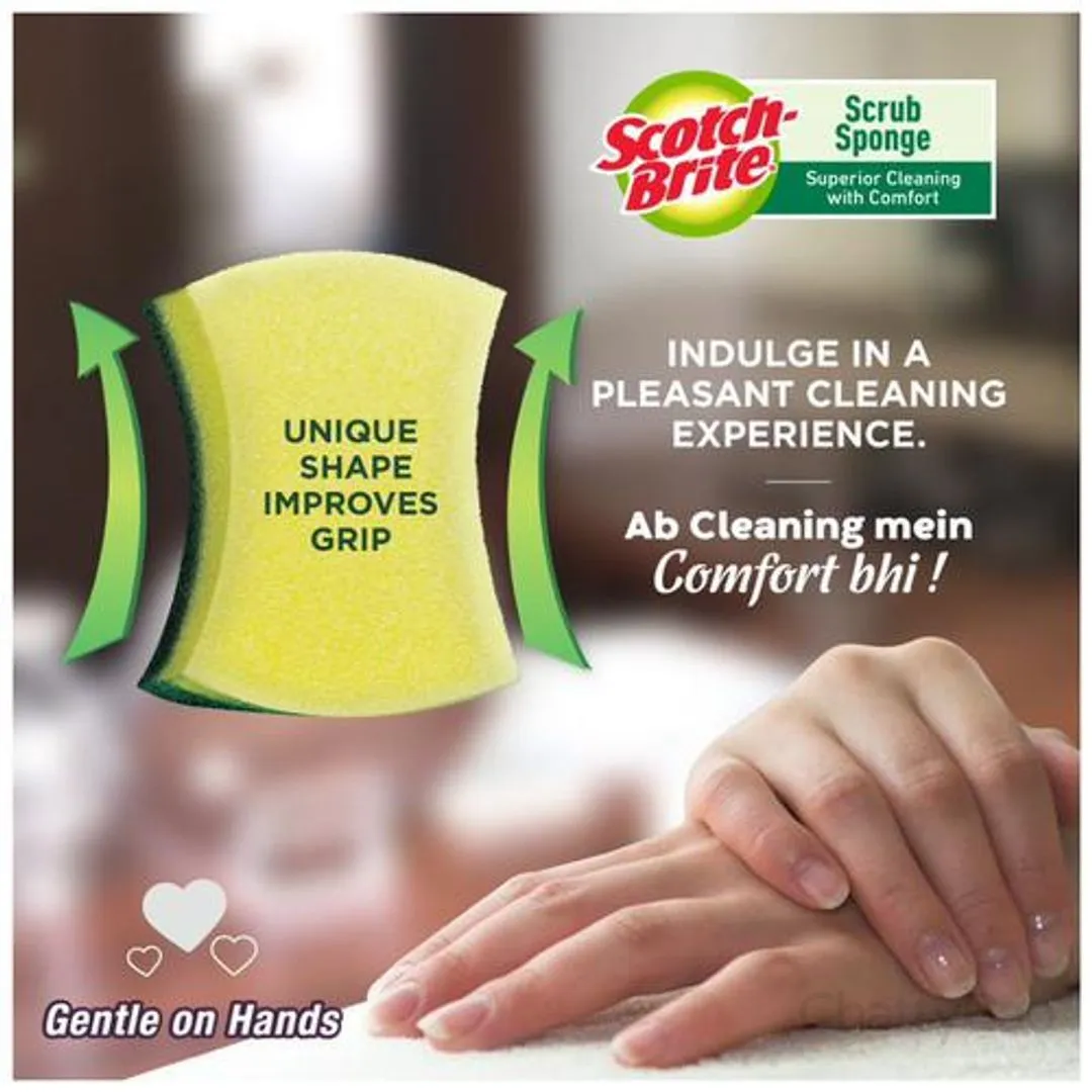 Scotch-Brite Scrub Sponge 2 Pieces view 3