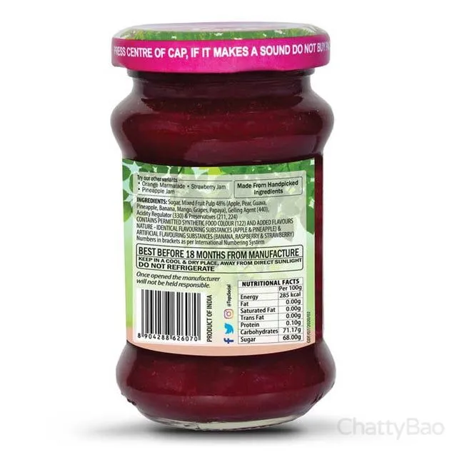 Tops Mixed Fruit Jam 200 g view 2