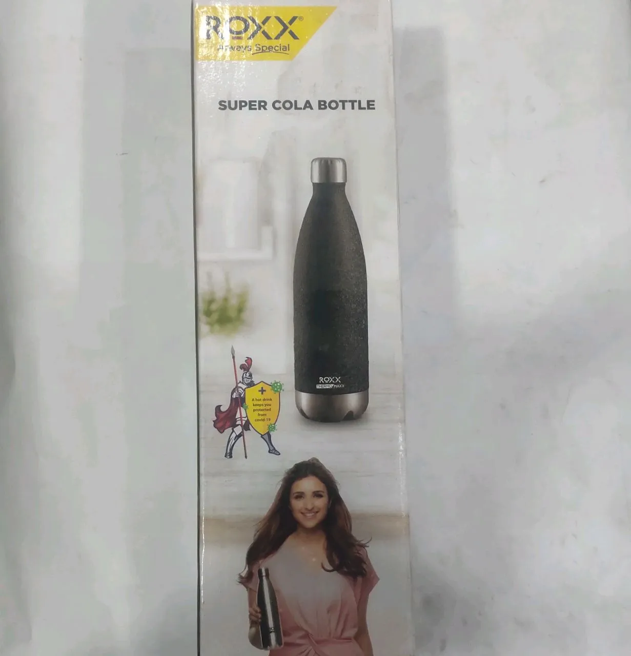 Roxx Super Cola Bottle, Blue, 1 L, 1 Pcs view 3