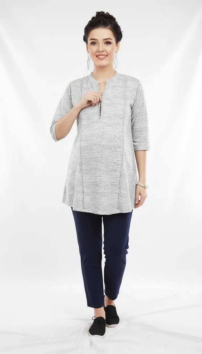 Moms n Mom Viscose Modal Maternity Top 2512 A view 2
