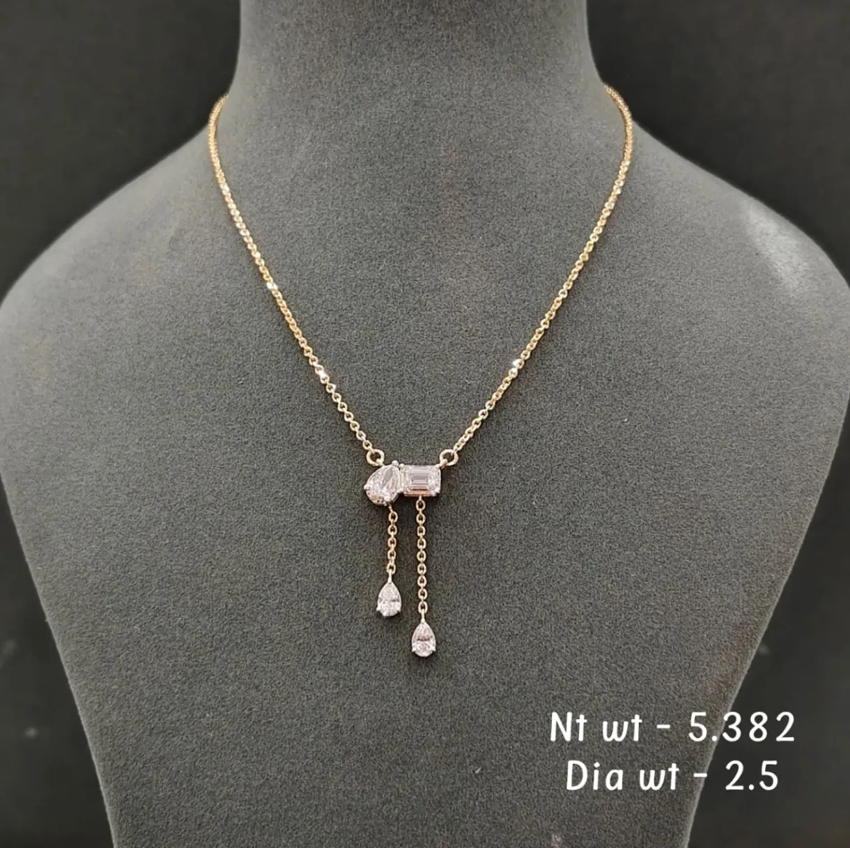 Diamond Necklace 1 view 3