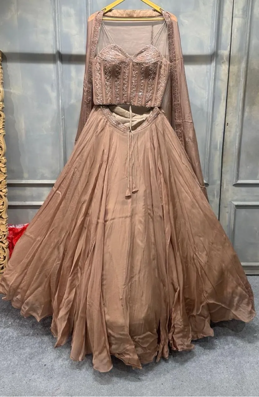Luxury Embroidered Lehenga view 2