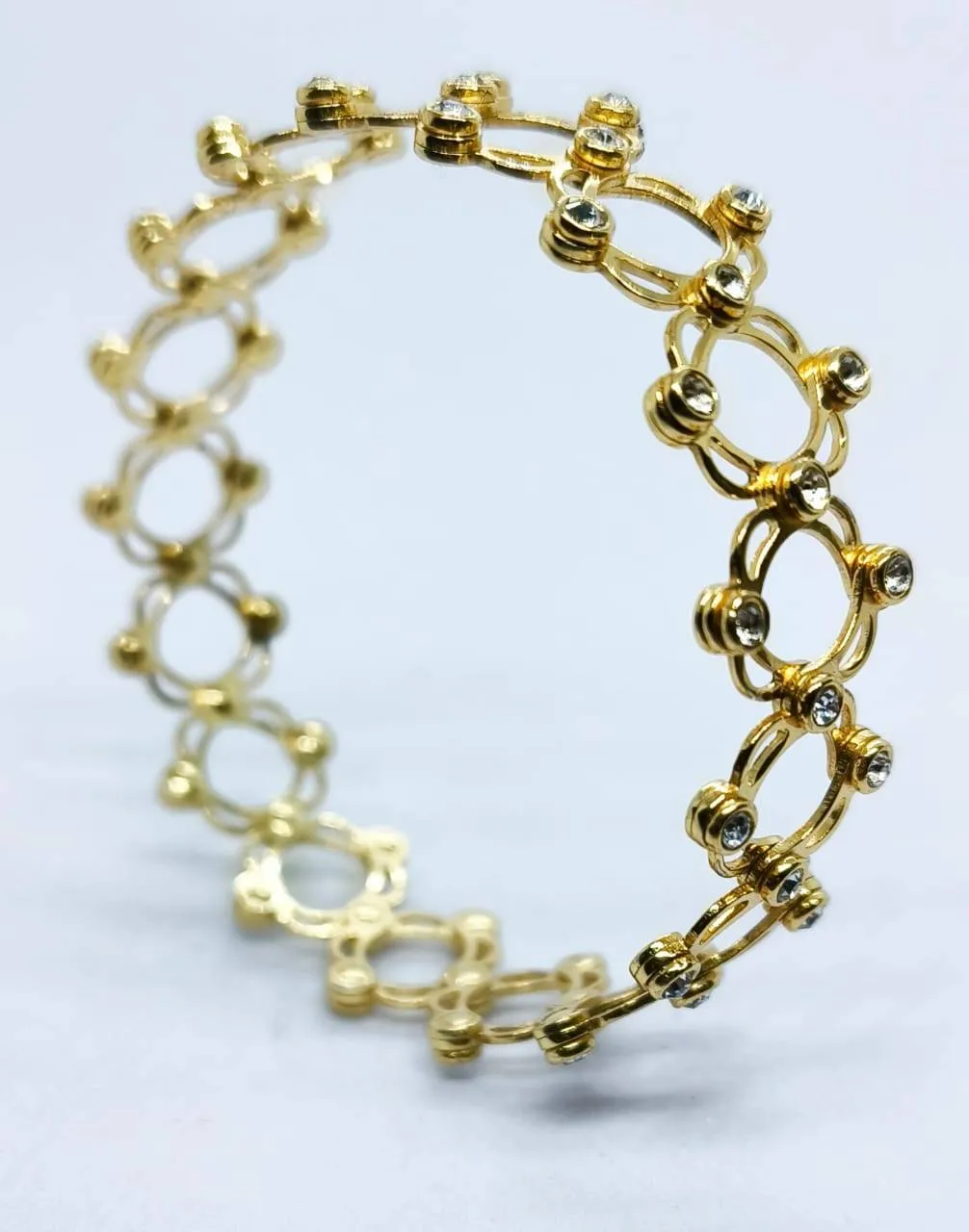 2 in 1 Golden Stretch Bracelet ( AVSLR-01) view 4