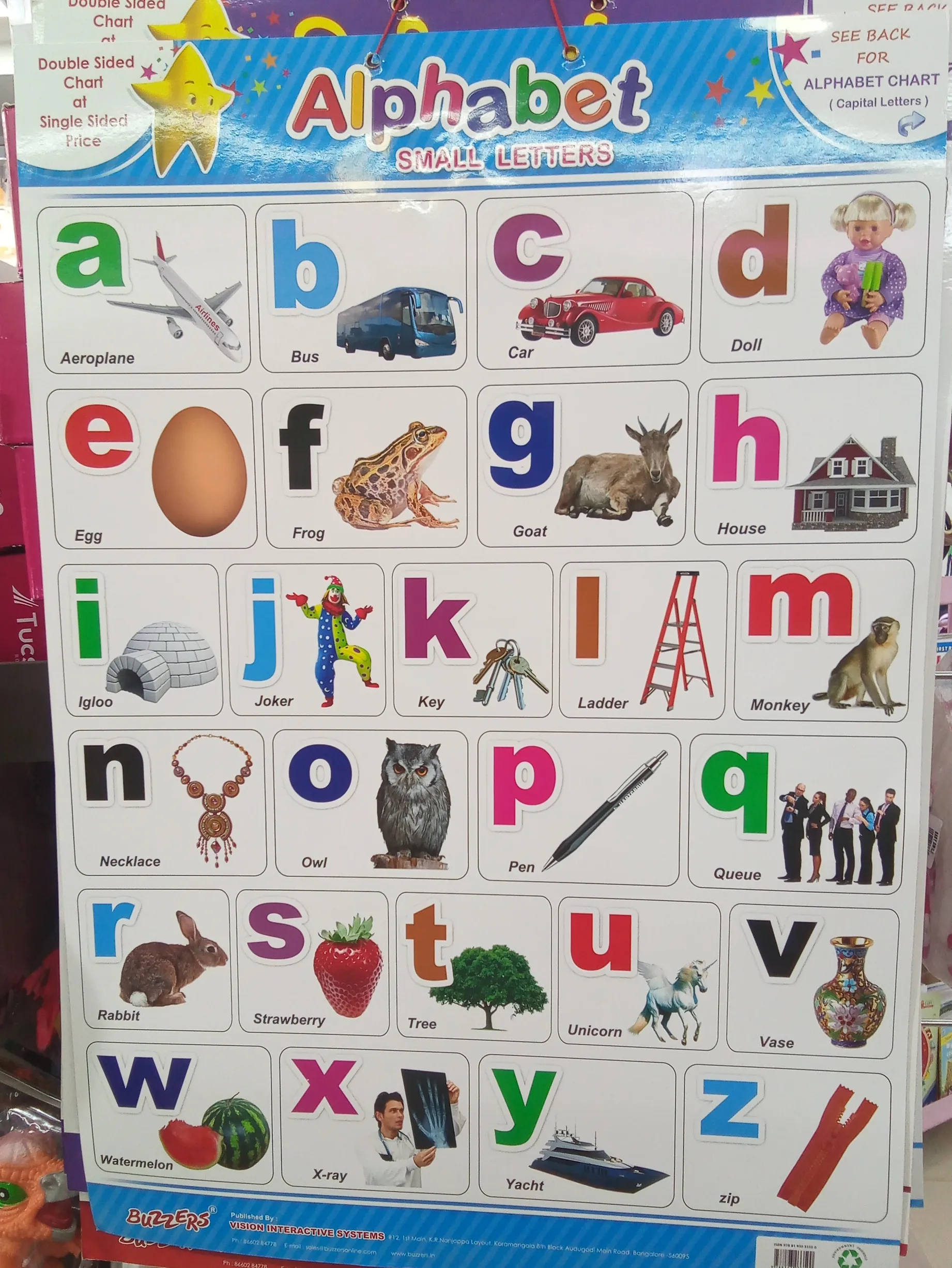 Alphabet Chart view 2