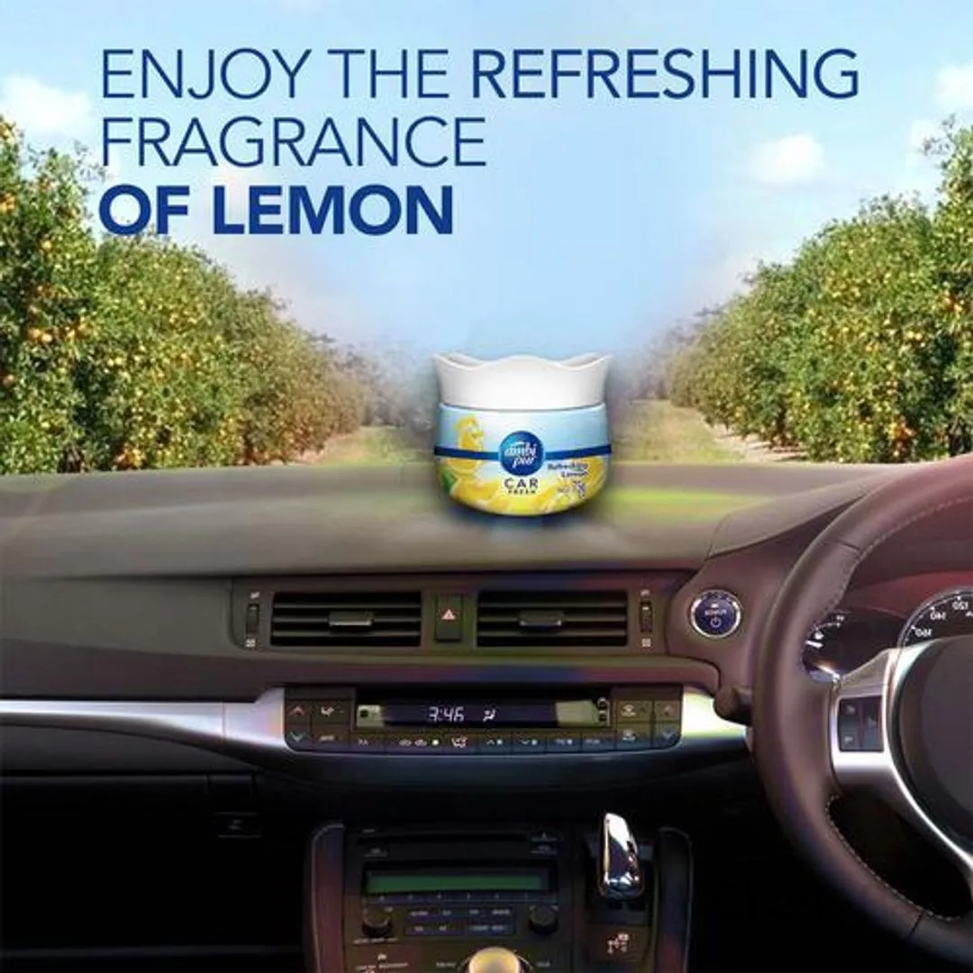 Ambi Pur Car Freshener Gel - Refreshing Lemon 75 g view 3
