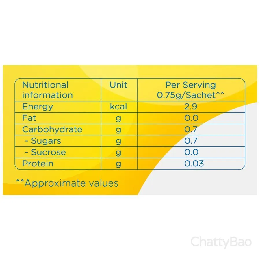 Sugar Free Gold Low Calorie Sweetner 100 Sachet view 3