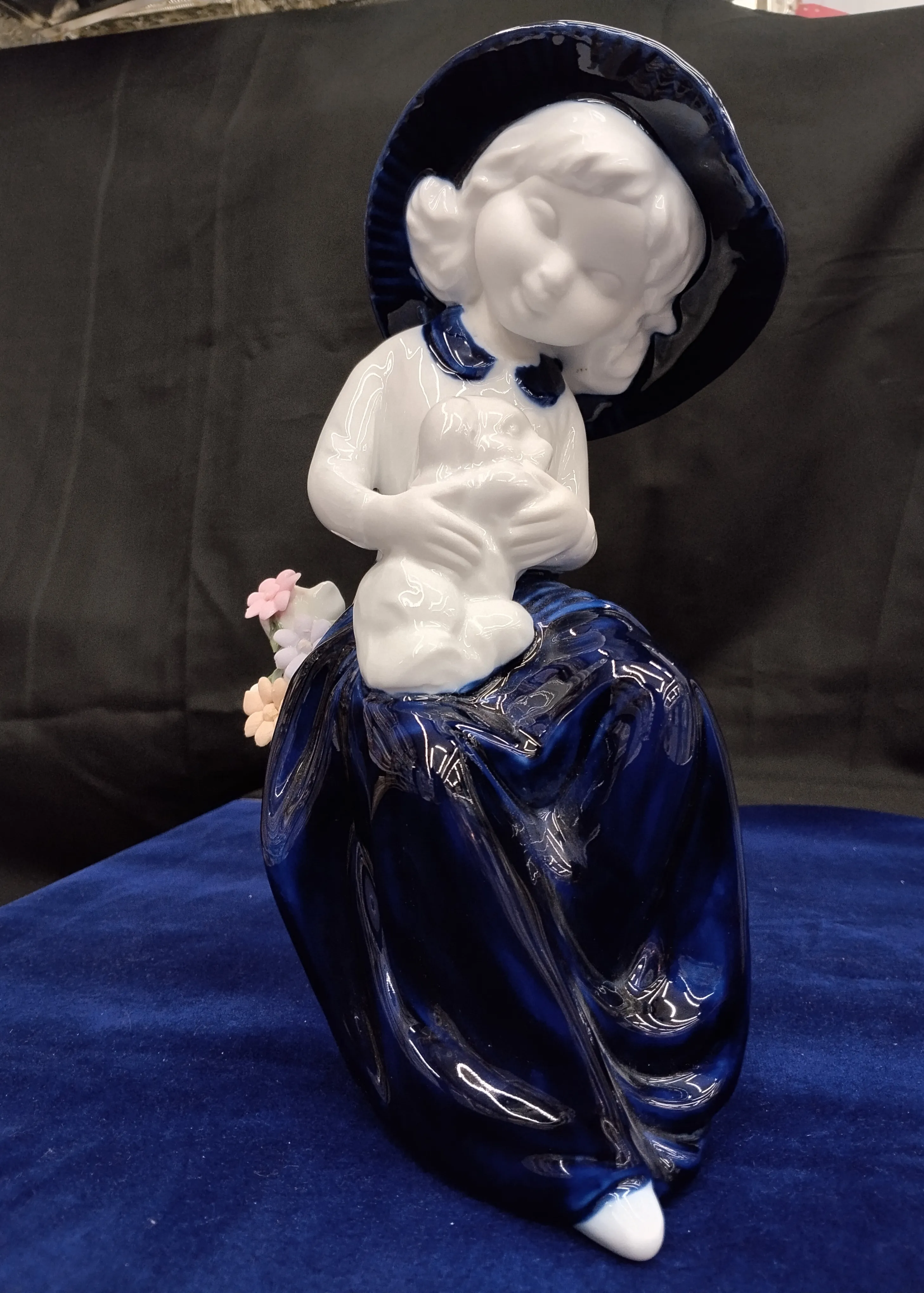 Ceramic Girl Figurine view 2