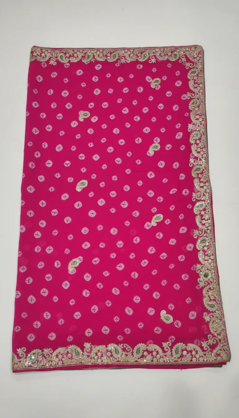 Embroidered Saree view 2