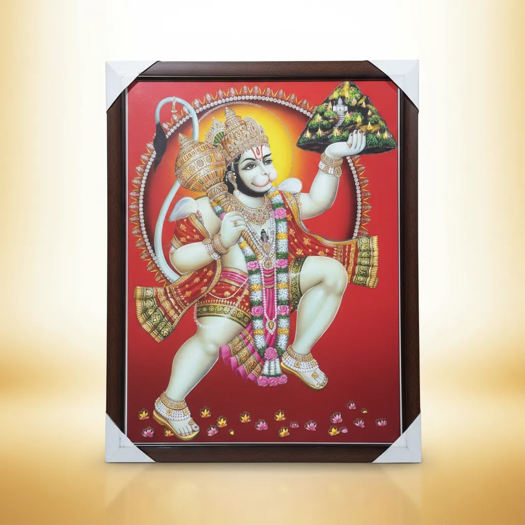 Framed Lord Hanuman Art