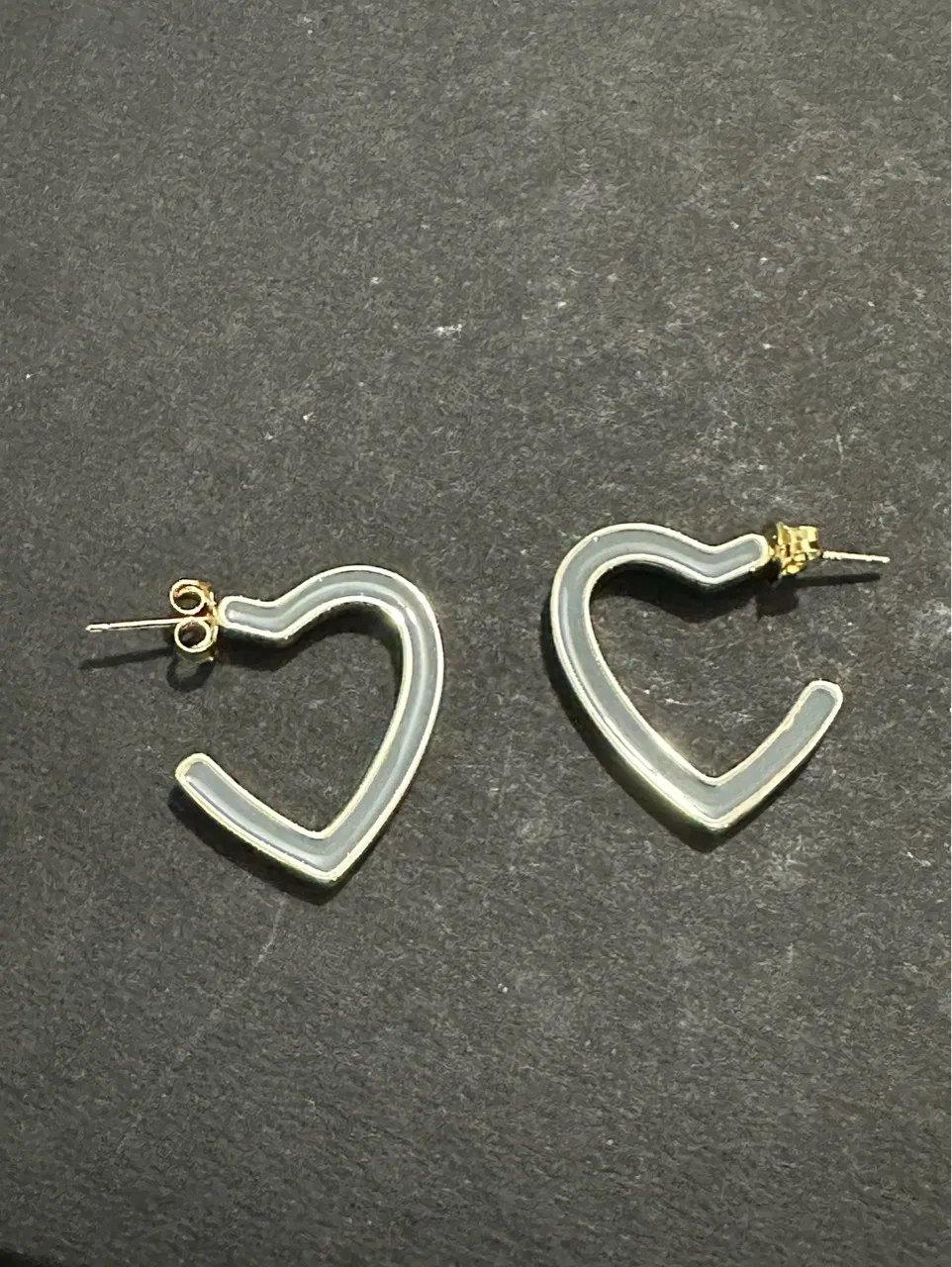 Heartbeat Silver Earrings view 3