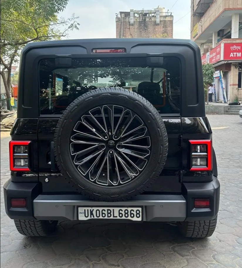Thar Roxx. Black Compact SUV Rental.... view 3