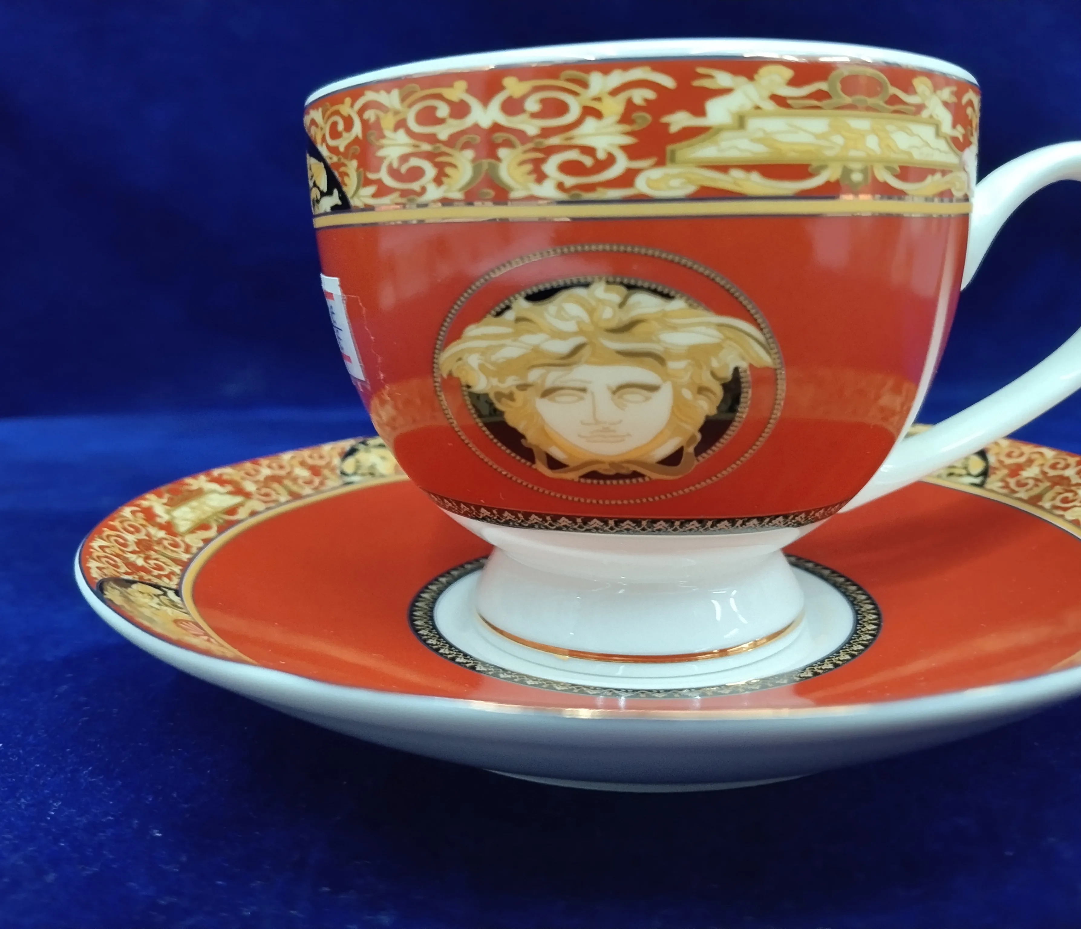 Porcelain Cup and Saucer Set view 2
