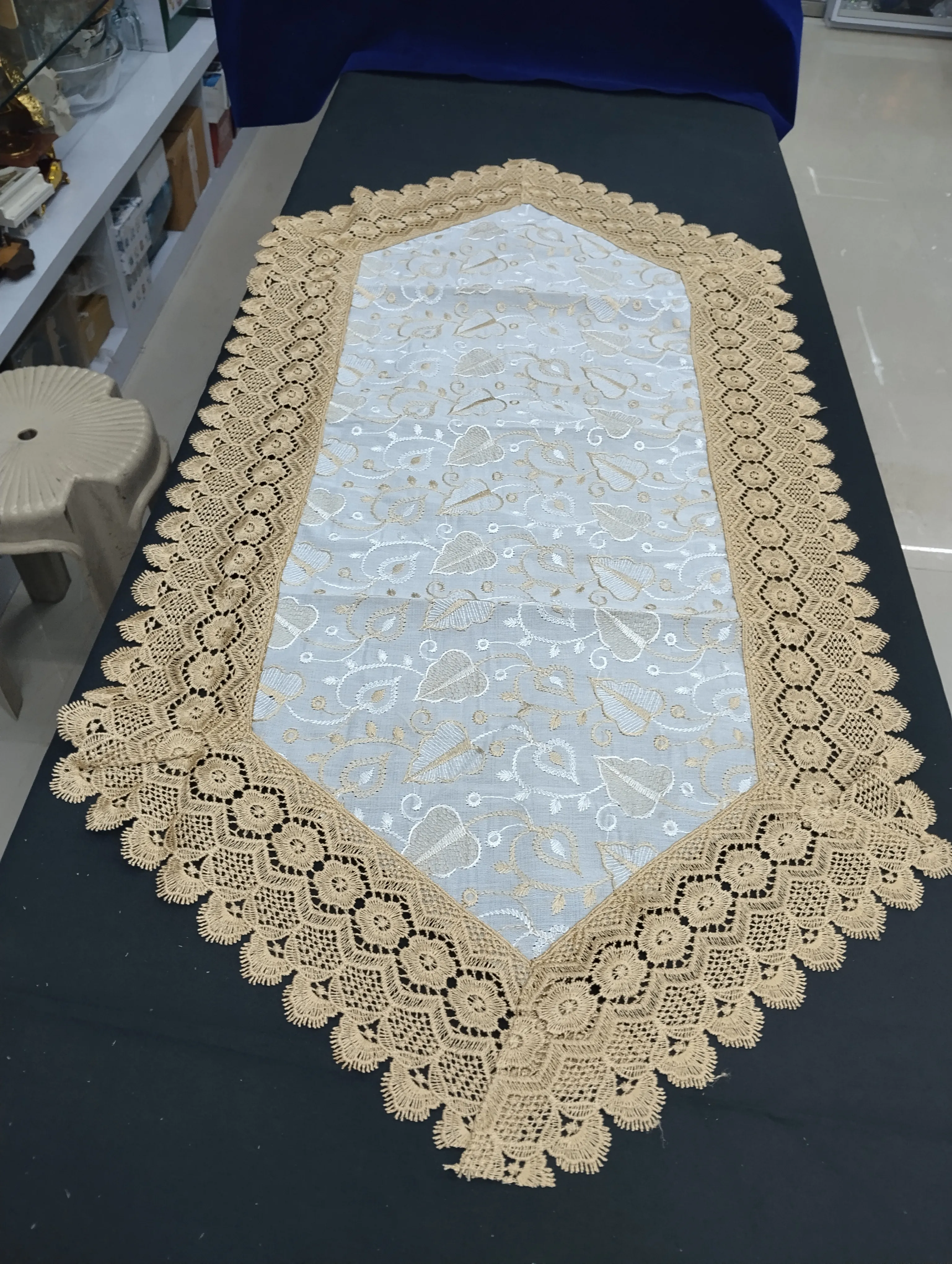 Embroidered Center Table Runner view 2