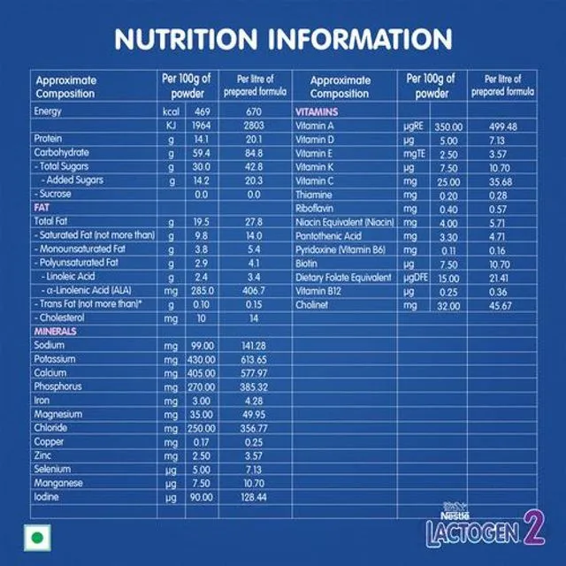 Nestle Lactogen 2 Follow-Up 6 to 12 Months Formula Powder 400 g view 3