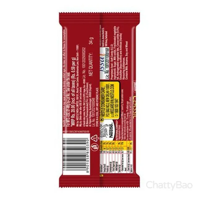 Nestle Classic Chocolate 34 g view 2
