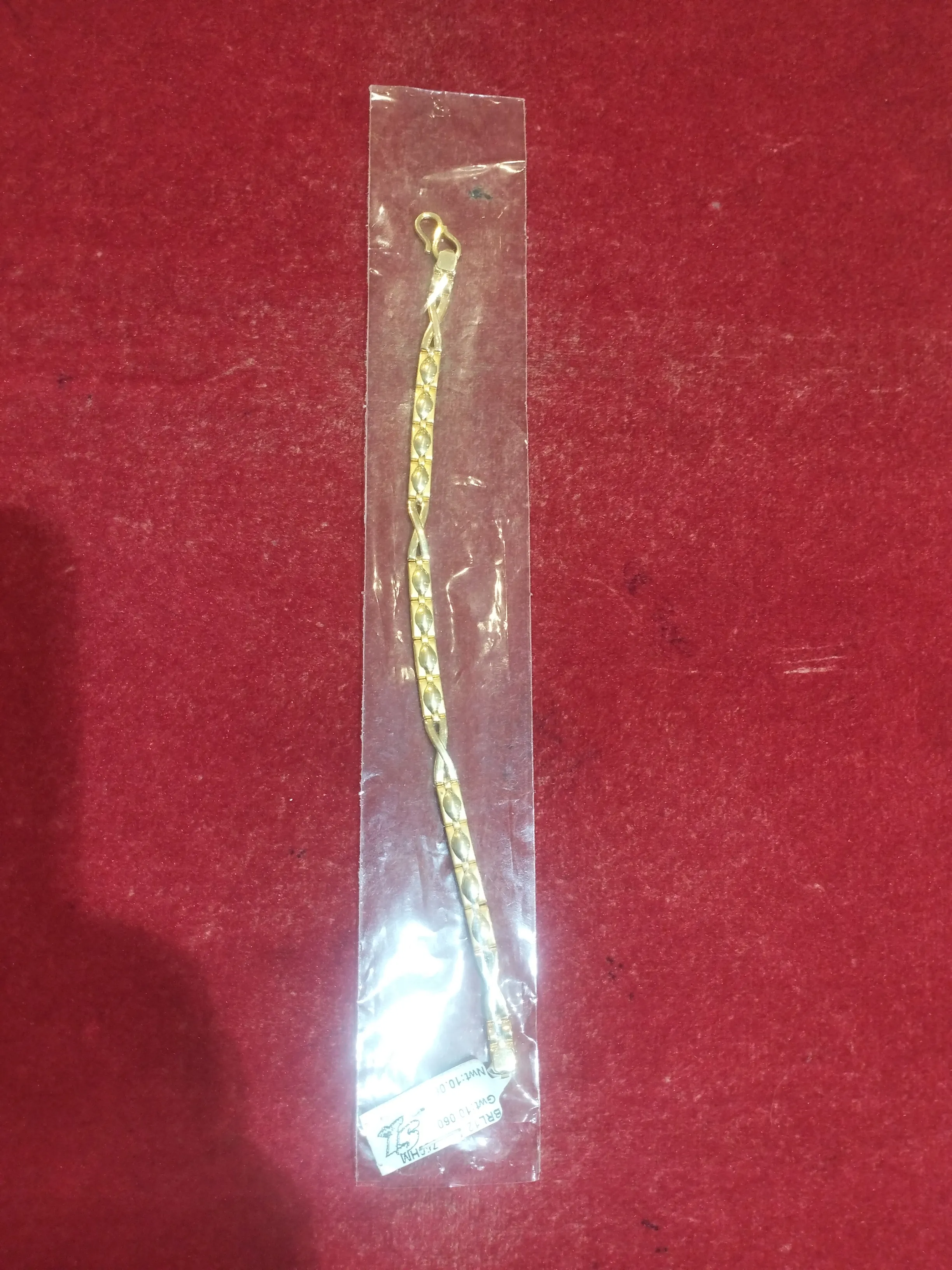 Twisted Gold Bracelet view 2