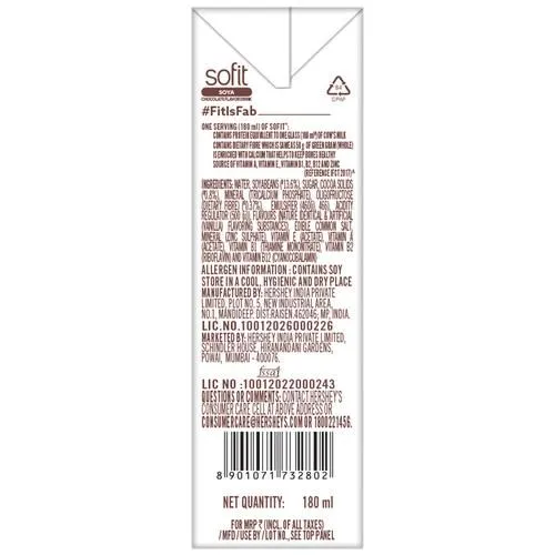 Sofit Soya Drink Chocolate 180 ml view 2