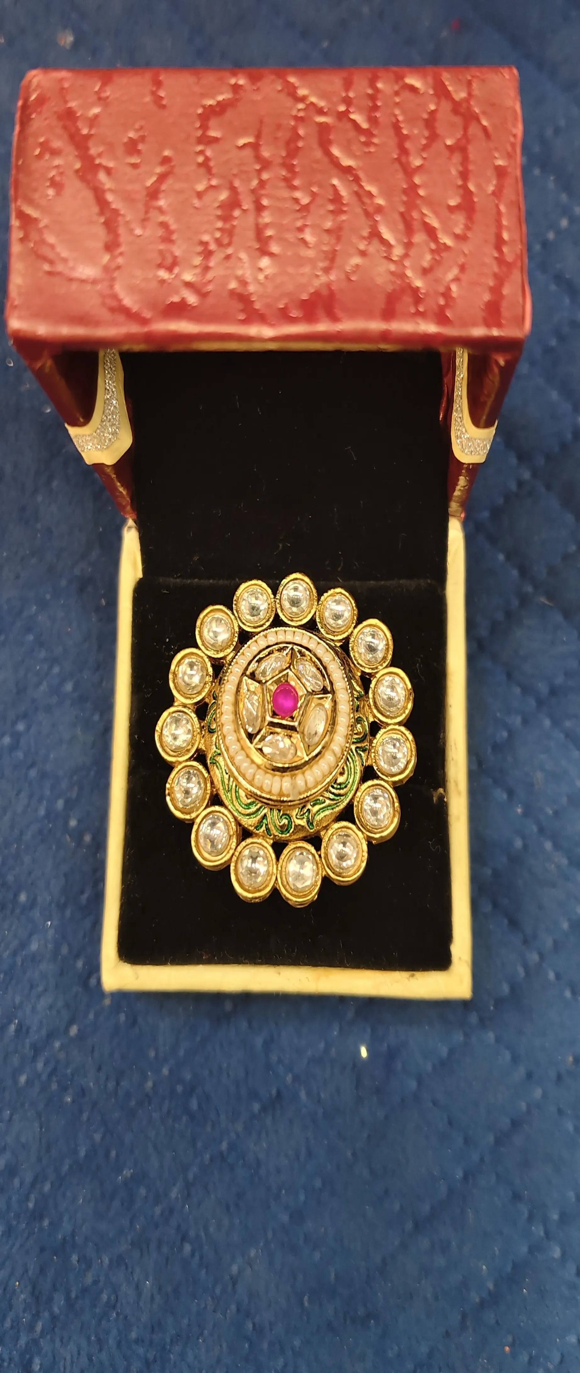 Traditional Gold- Rajwada Ring view 2