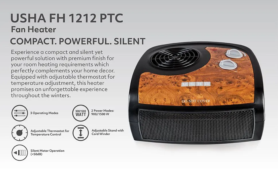 Usha Room Heater FH 1212 PTC view 3