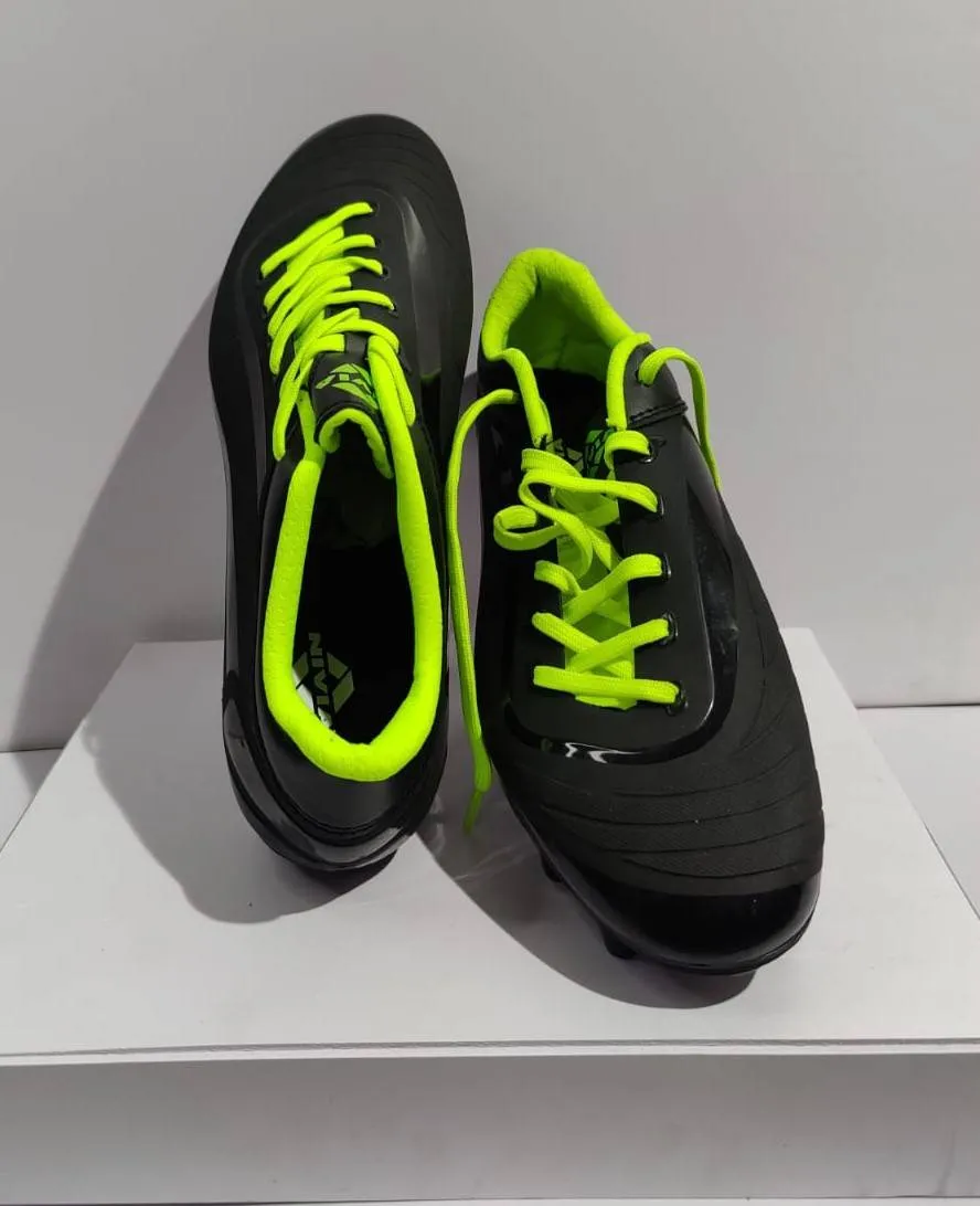 Nivia Football boot Air Strike Black/Green view 3