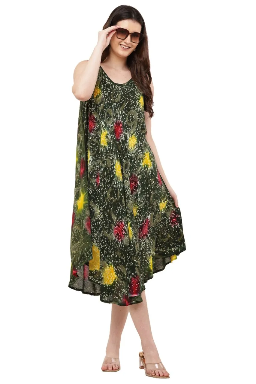 Floral Tie & Die Dress view 2
