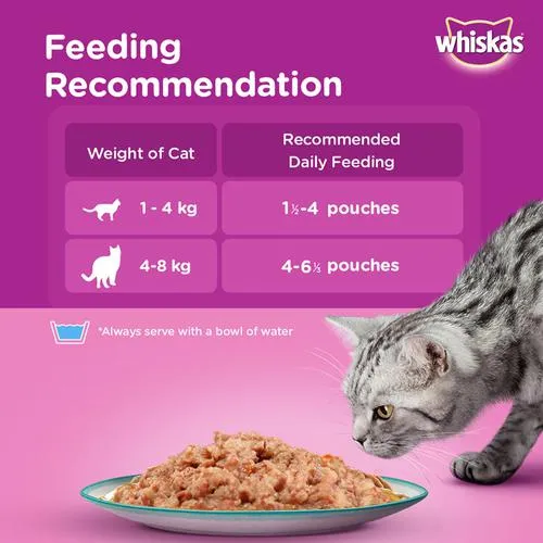 Whiskas Wet Cat Food - Adult 1+ Years Ocean Fish Flavour 80 g view 5