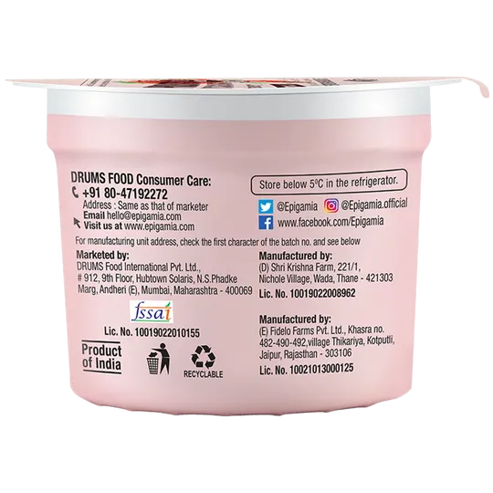 Epigamia Greek Yogurt - Strawberry Rs.25 view 2
