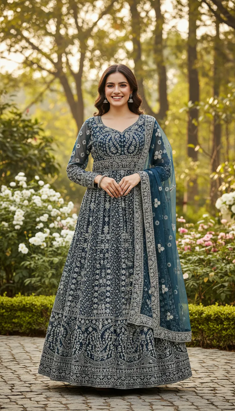 Embroidered Gown