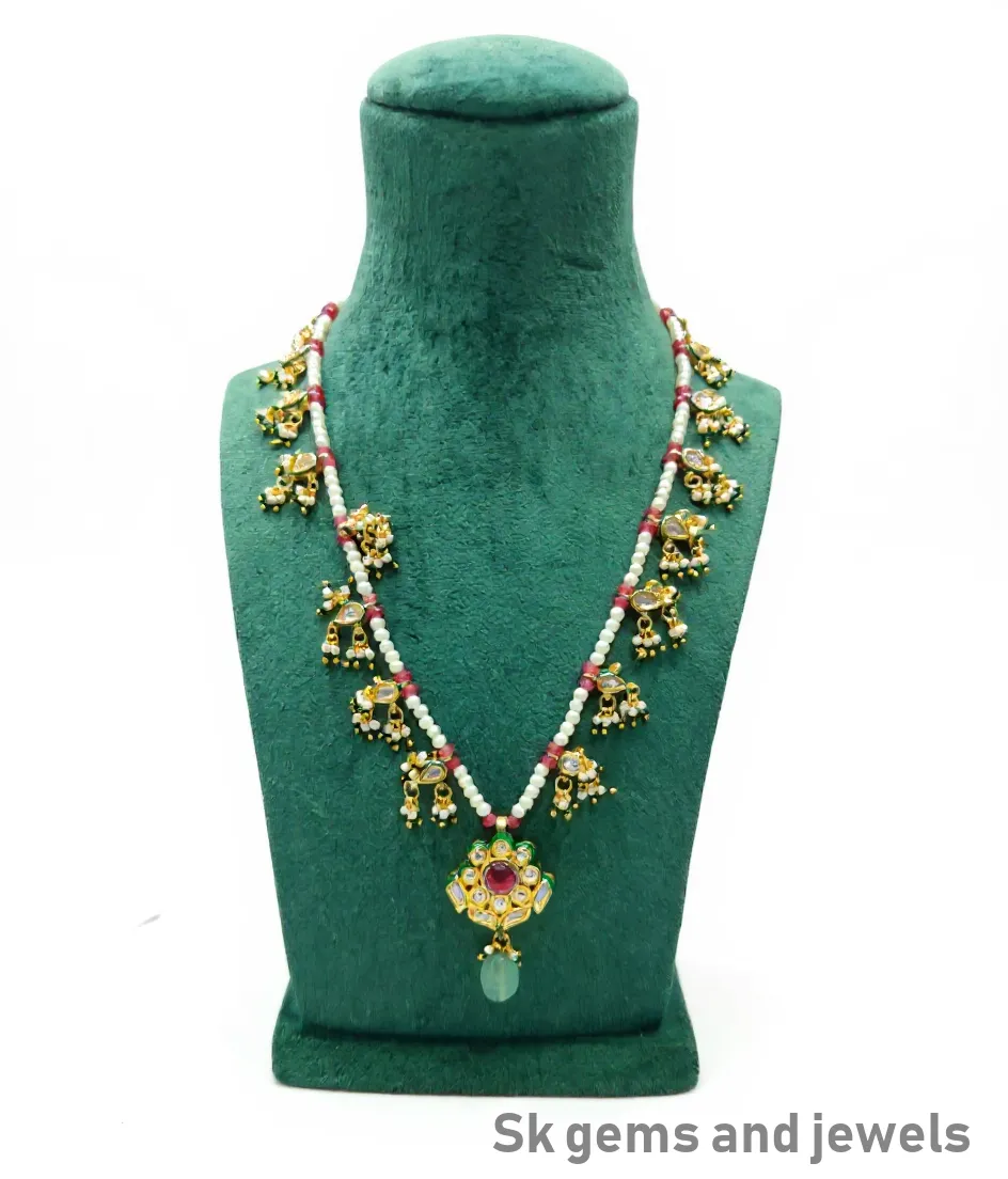 Traditional Beaded Necklace view 2