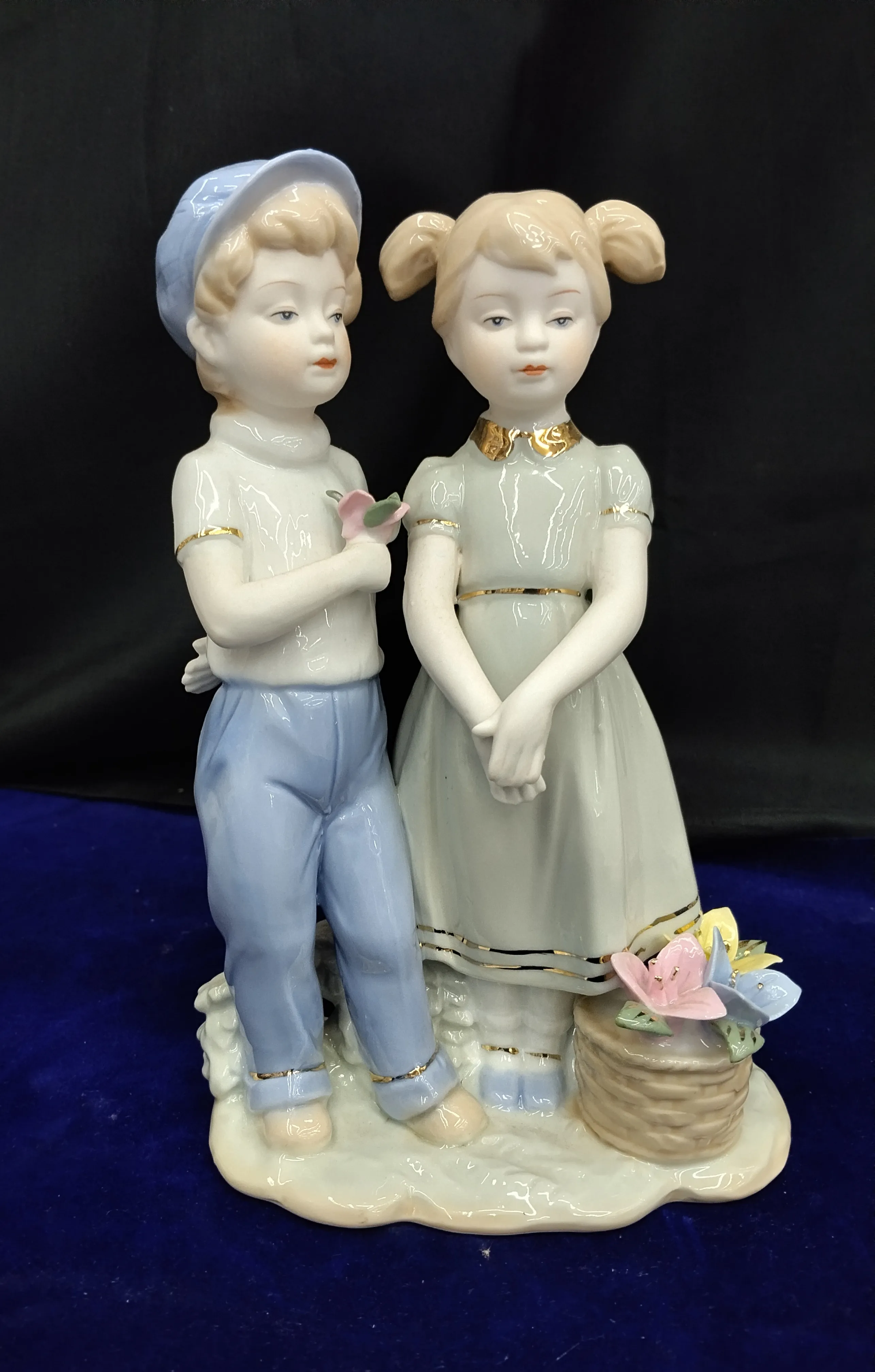 Porcelain Figurine of Children view 2