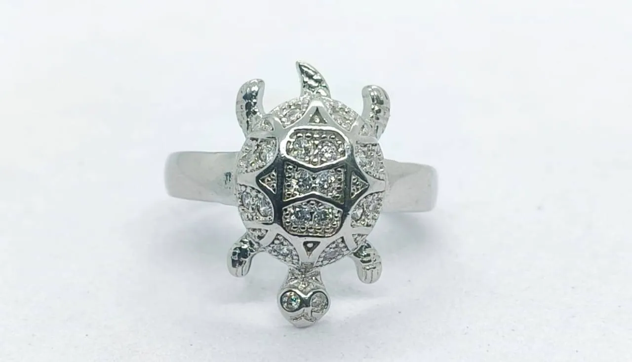 Turtle Silver Ring (AVSLR-11) view 5