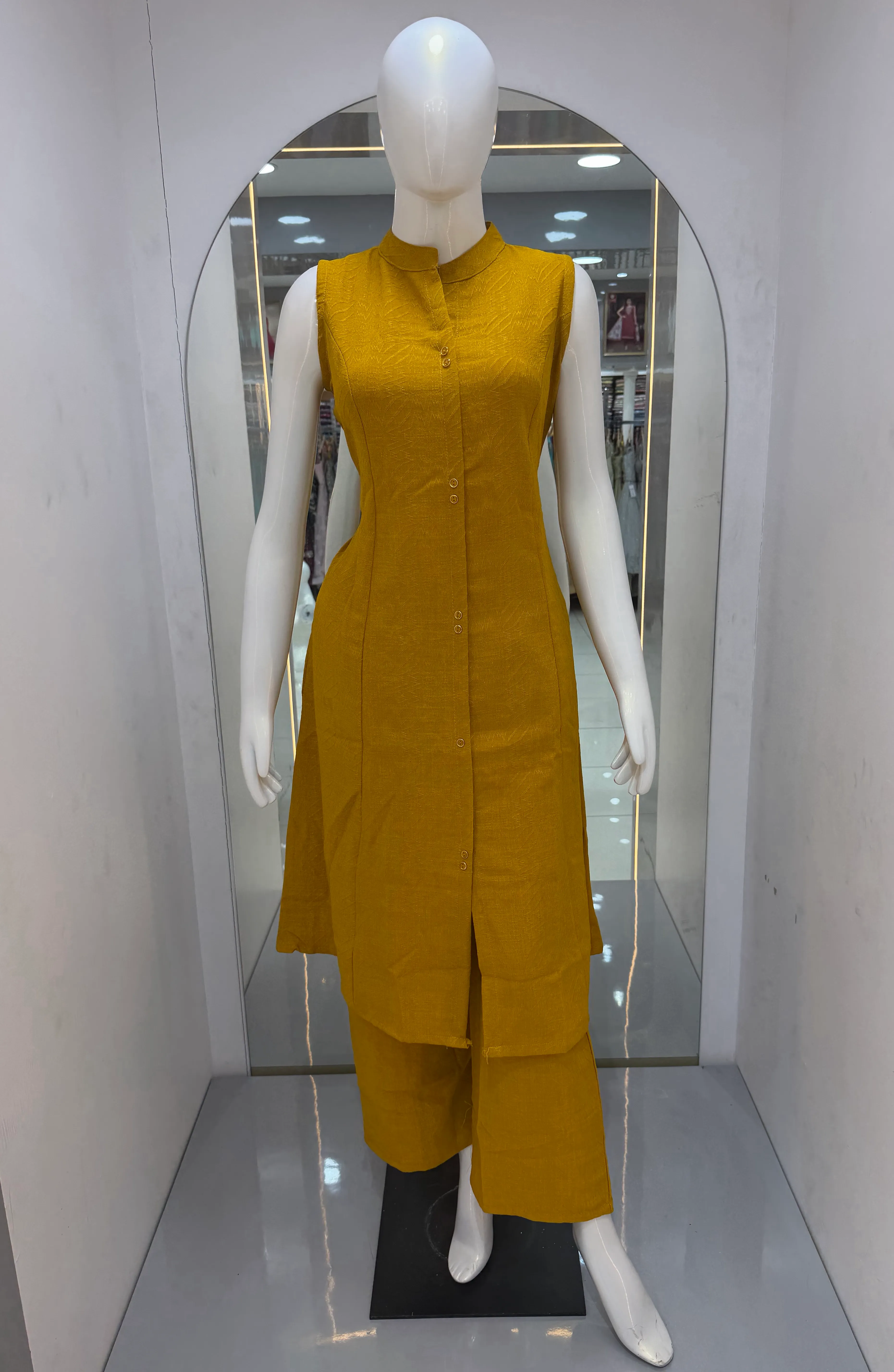 Yellow Sleeveless CO-ERD view 3