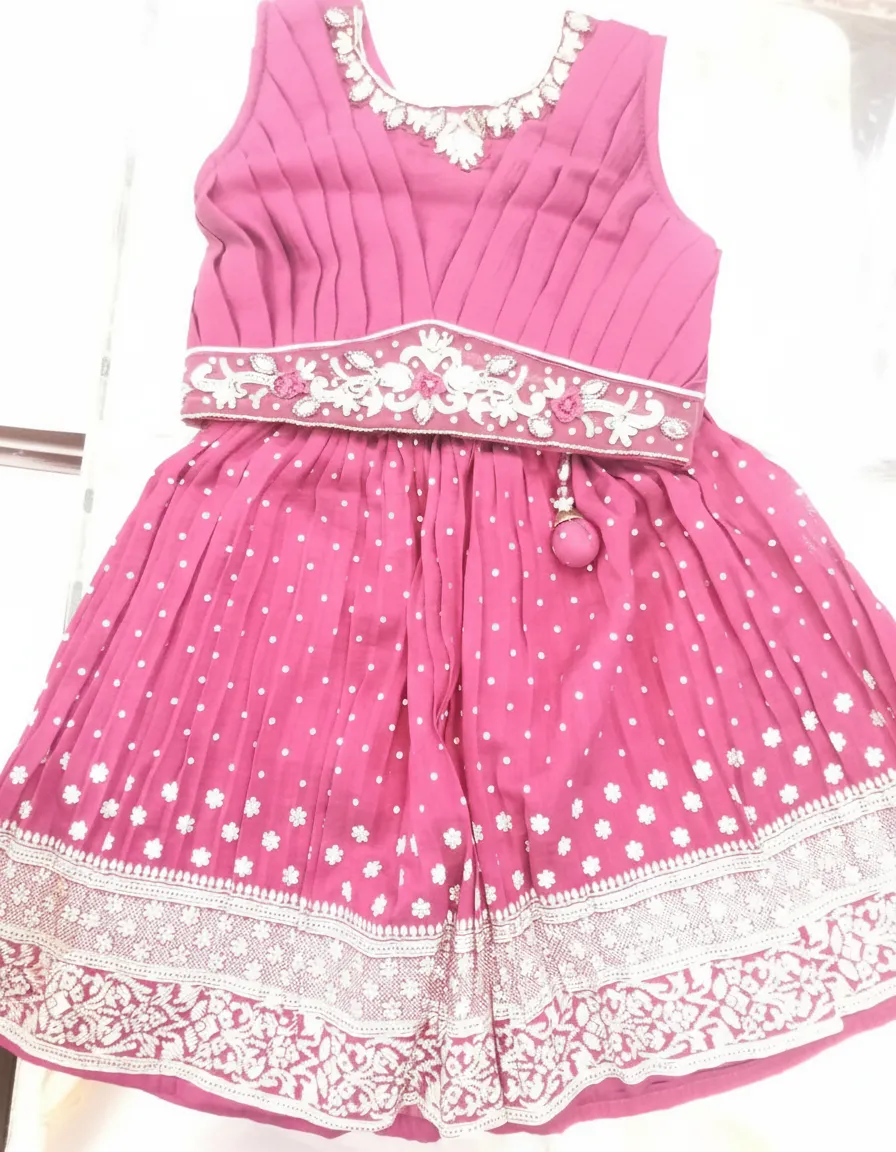 Girls Party Wear Frock, view 2