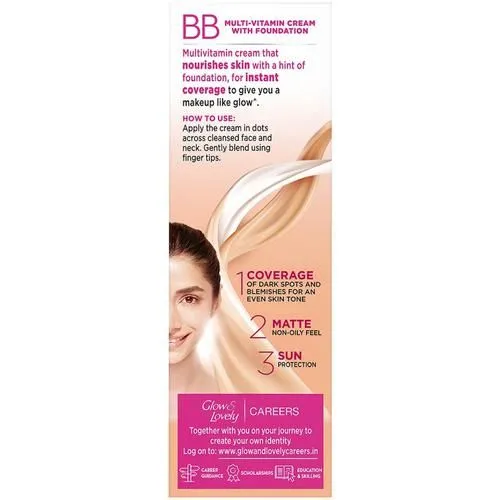 Glow & Lovely BB Cream Shade 01 40 g view 2