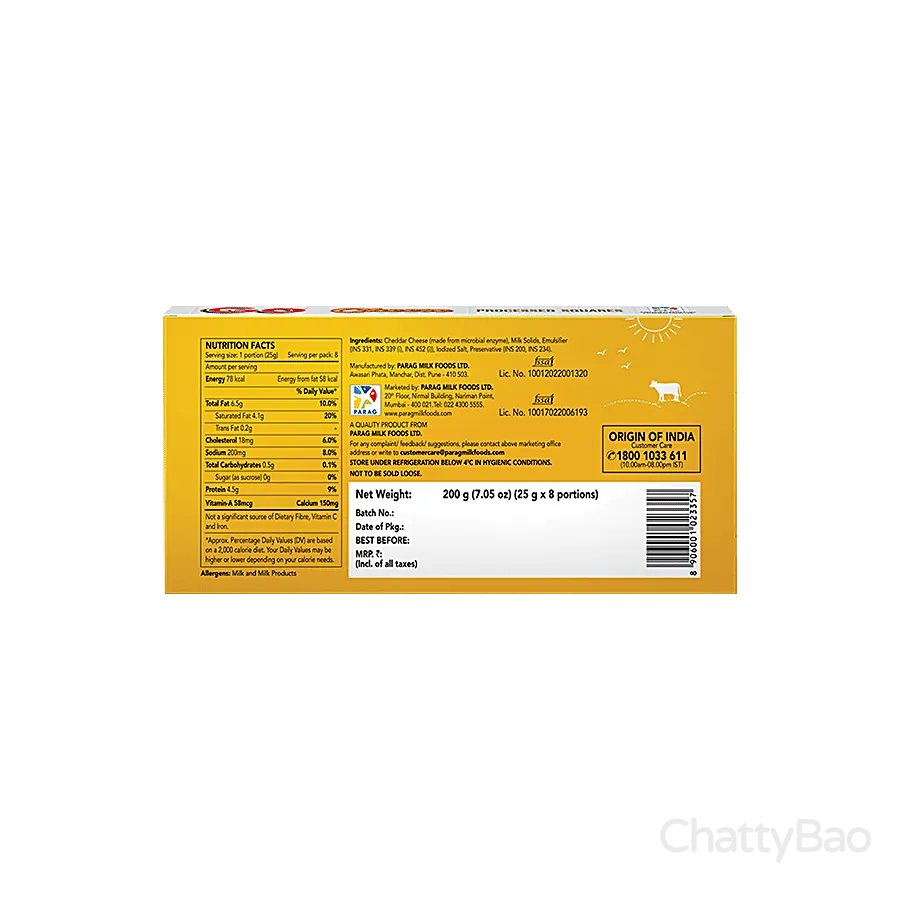Go Processed Cheese Cubes 200 g view 2