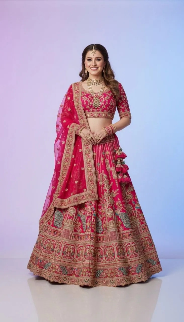 Traditional Red Lehenga