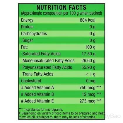 Nature Fresh Act Lite Refined Soyabean Oil Pouch 1 L view 3