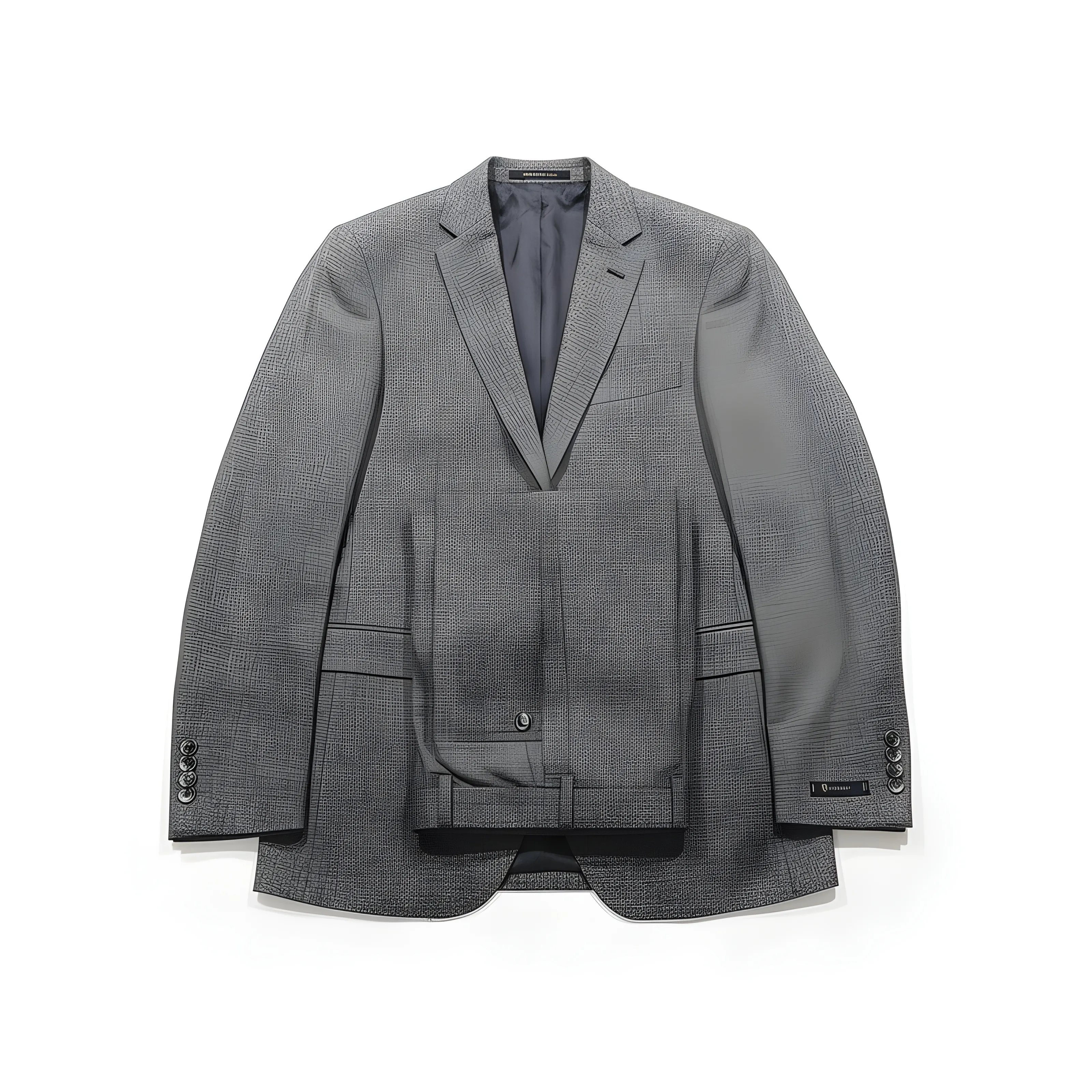 Van Heusen Grey Business Suit view 2