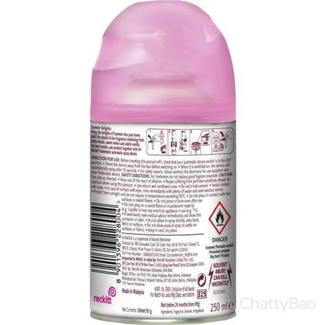 Airwick Air Freshner Refill - Summer Delights 250 ml view 2