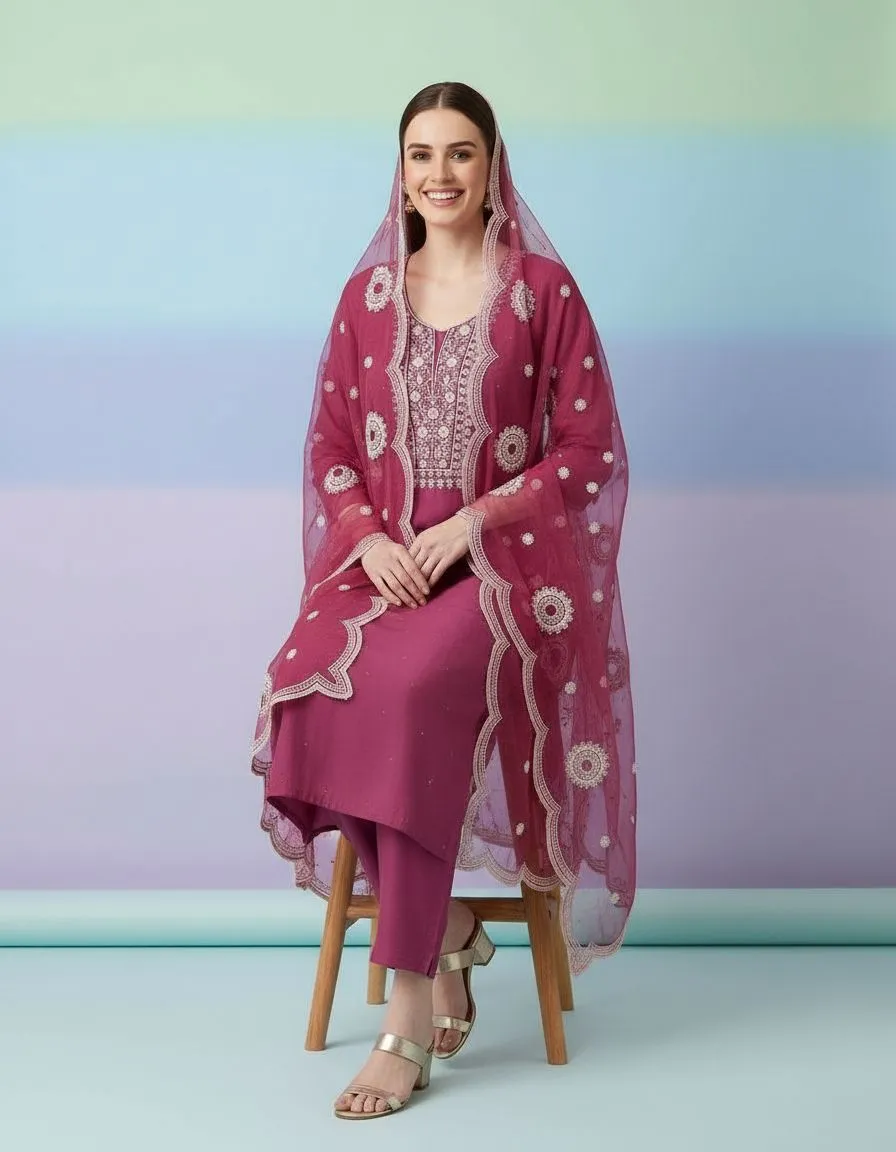 Embroidered Salwar Kameez view 2
