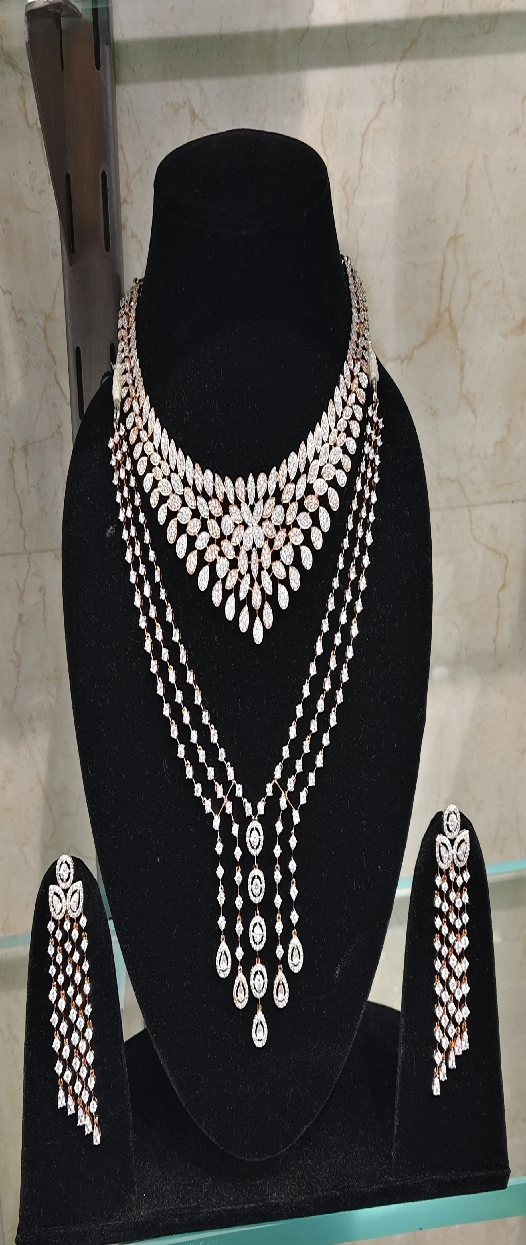 AD ROSE GOLD  Necklace Set view 2