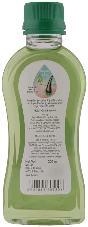 Keo Karpin Hair Oil 200 ml view 2