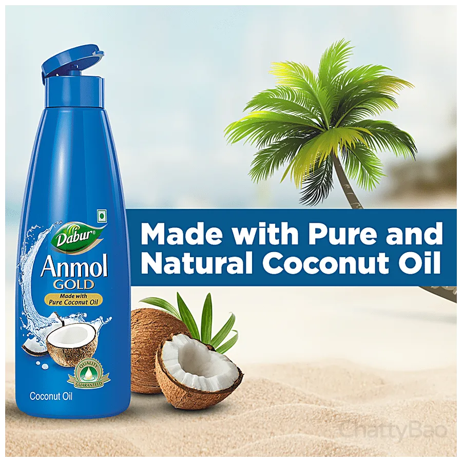 Dabur Anmol Gold Pure Coconut Oil 500 ml view 3